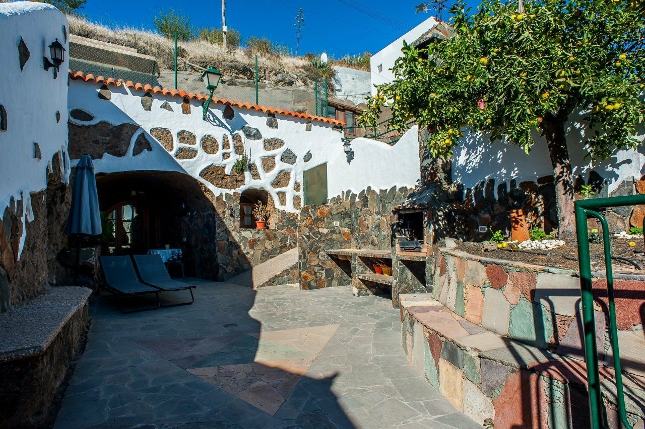 Maison d'hôtes Casa Cueva El Mimo à Artenara Extérieur photo