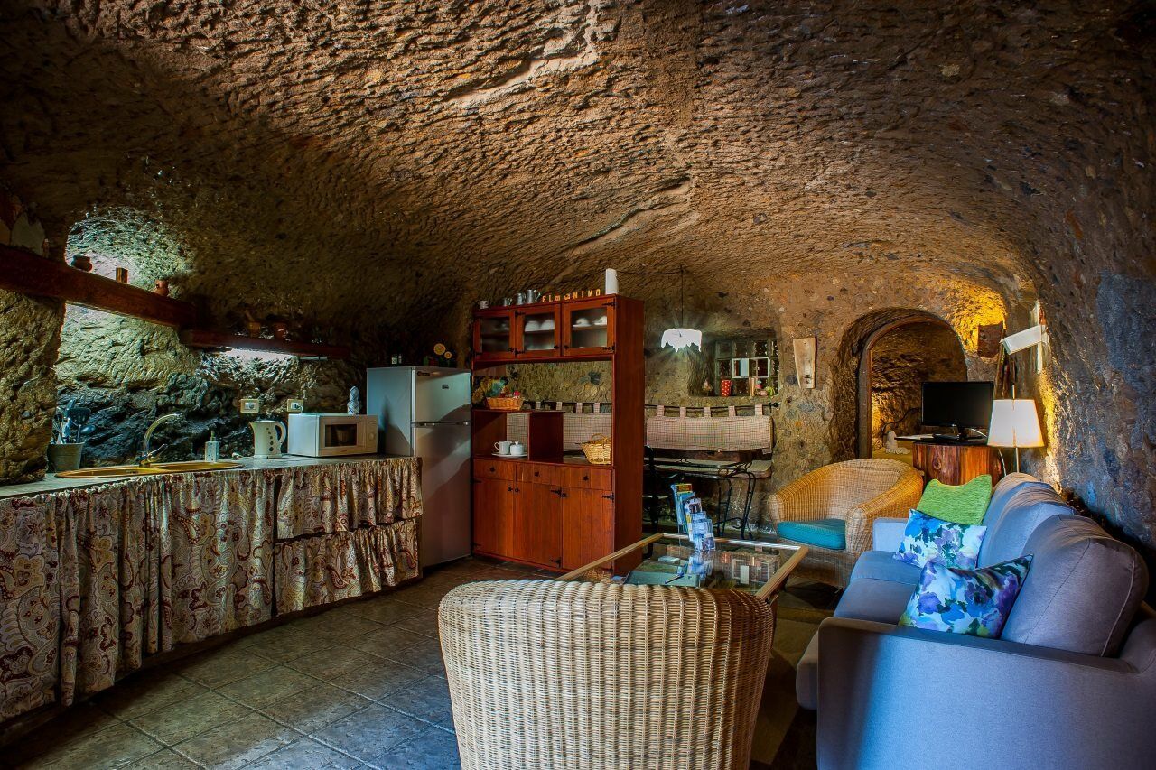 Maison d'hôtes Casa Cueva El Mimo à Artenara Extérieur photo