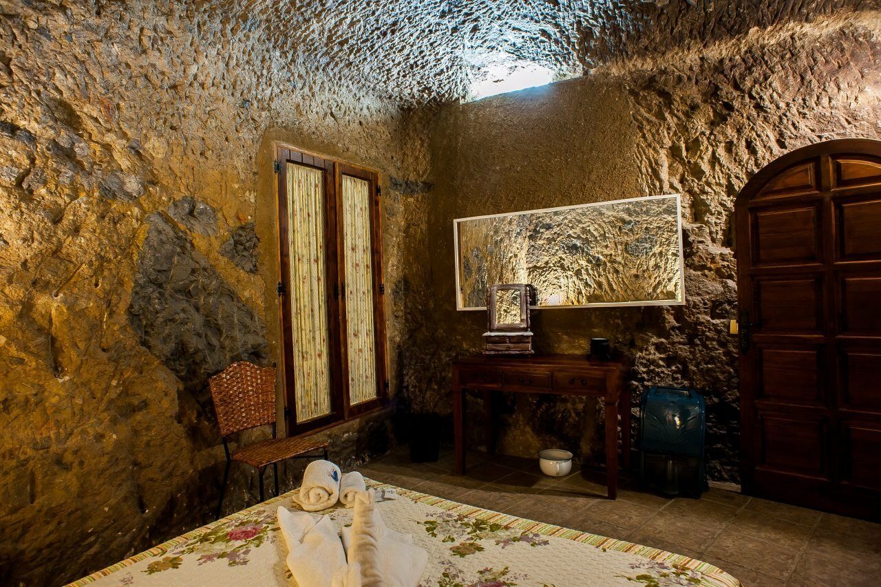 Maison d'hôtes Casa Cueva El Mimo à Artenara Extérieur photo